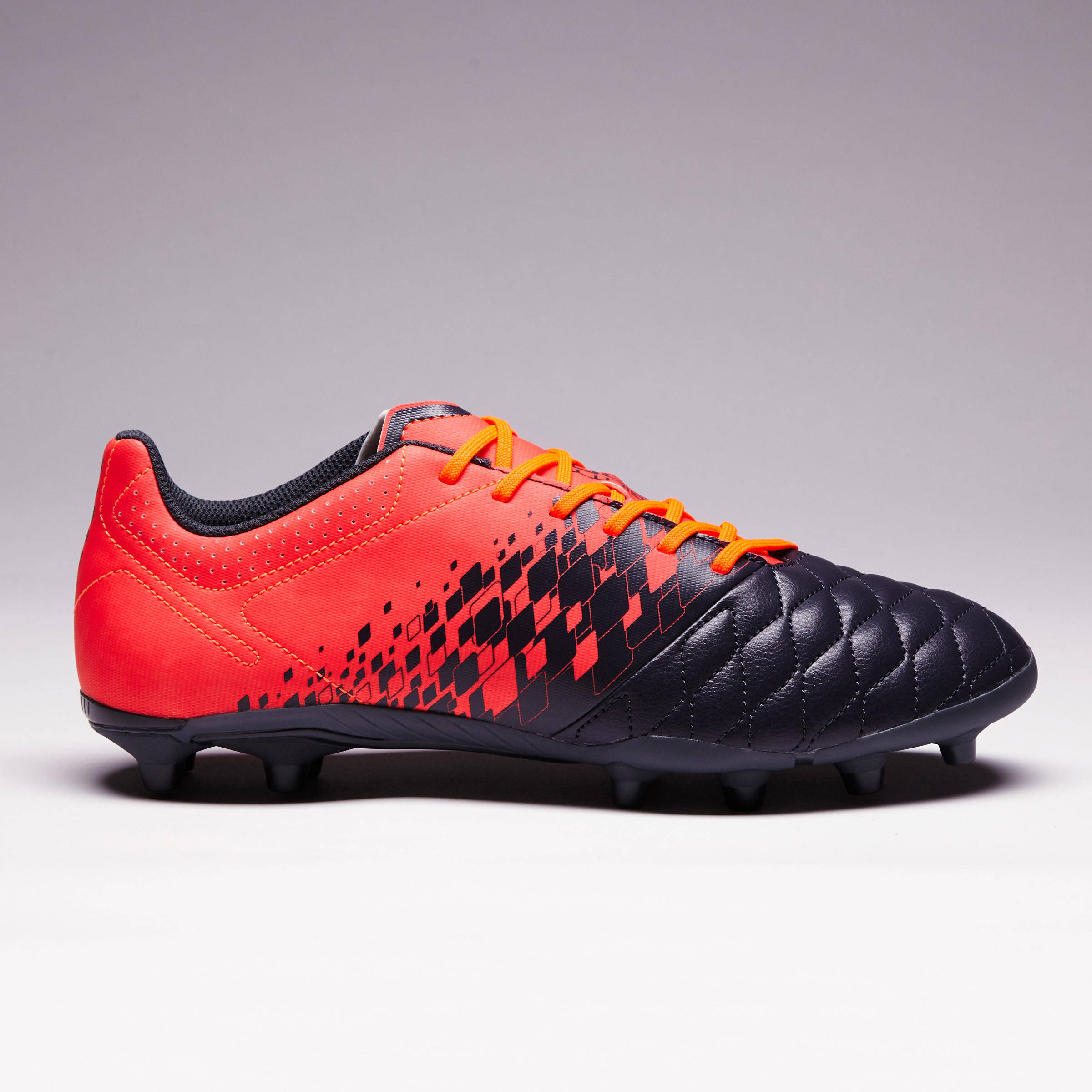 Men's Football Boots Agility 500 Pro FG - Grey/Orange -  5