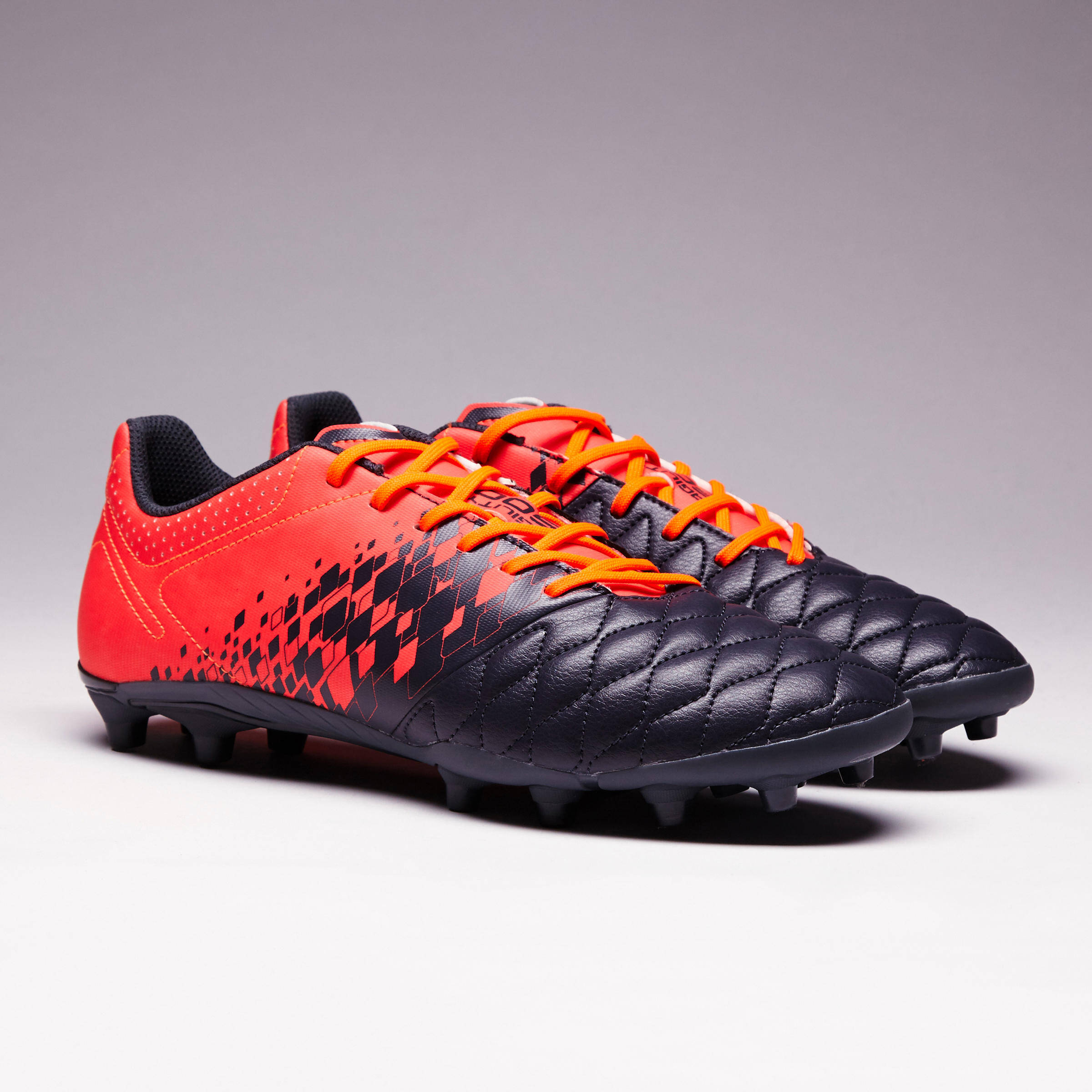 Men's Football Boots Agility 500 Pro FG - Grey/Orange -  2