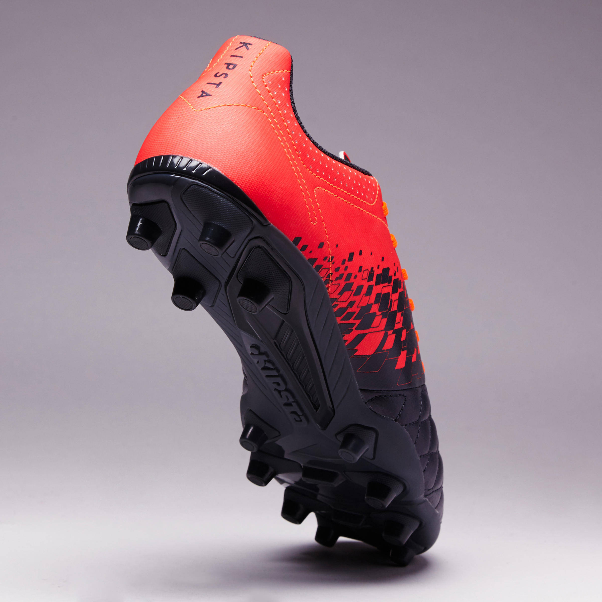Men's Football Boots Agility 500 Pro FG - Grey/Orange -  4