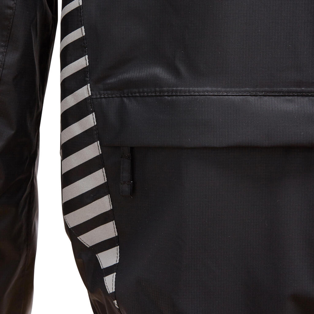 MTB-Regenjacke ST 500 schwarz