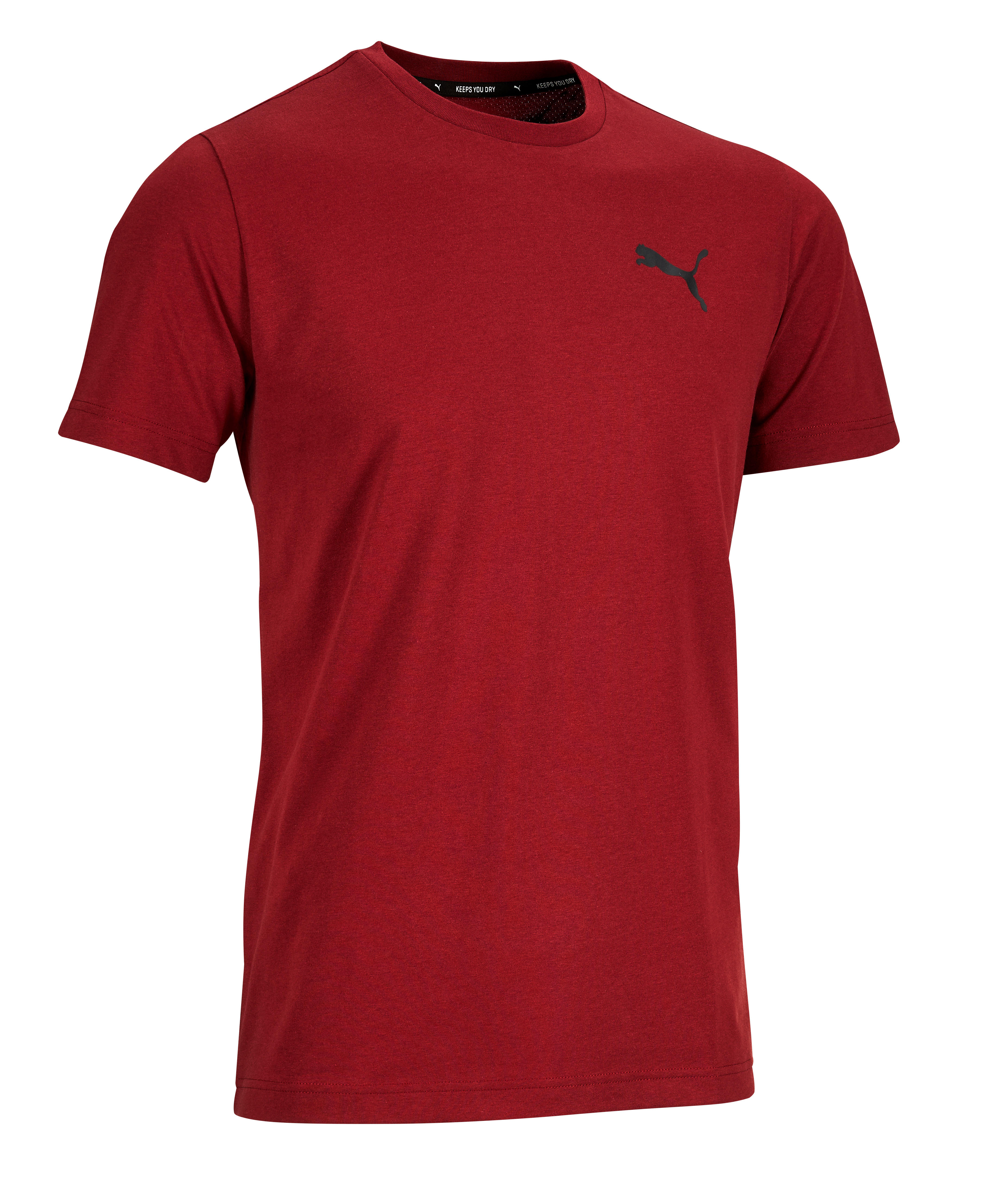 tee shirt puma homme bordeaux