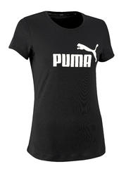 T-shirt Essential Logo Puma 100 Gym Stretching femme noir