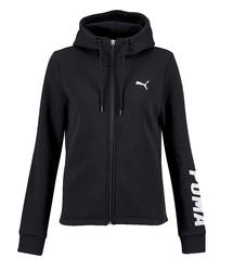 Veste Puma 100 capuche Gym Stretching femme noir