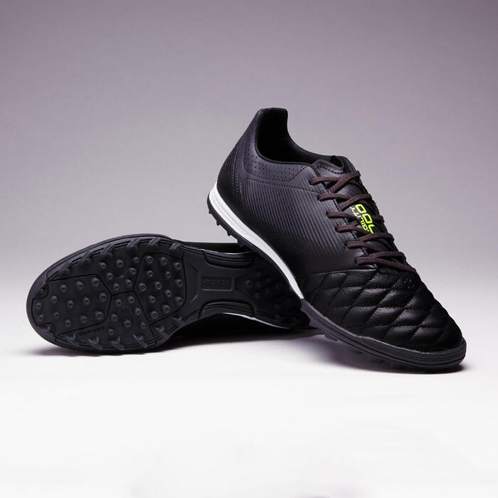 Agility 700 HG Adult Firm Pitch Football Boots Black/Grey Decathlon