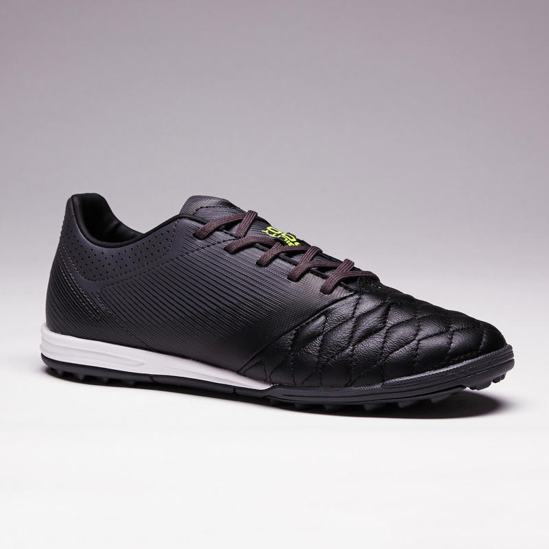 Agility 540 HG Leather Adult Hard Ground Football Boots Black Decathlon