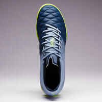 حذاء طويل للكبار للعب على ملاعب النجيل الصناعي Agility 300 HG- أسود/ أزرق