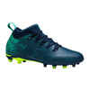 Agility 900 FG Kids' Dry Pitch Football Boots - Blue/Green