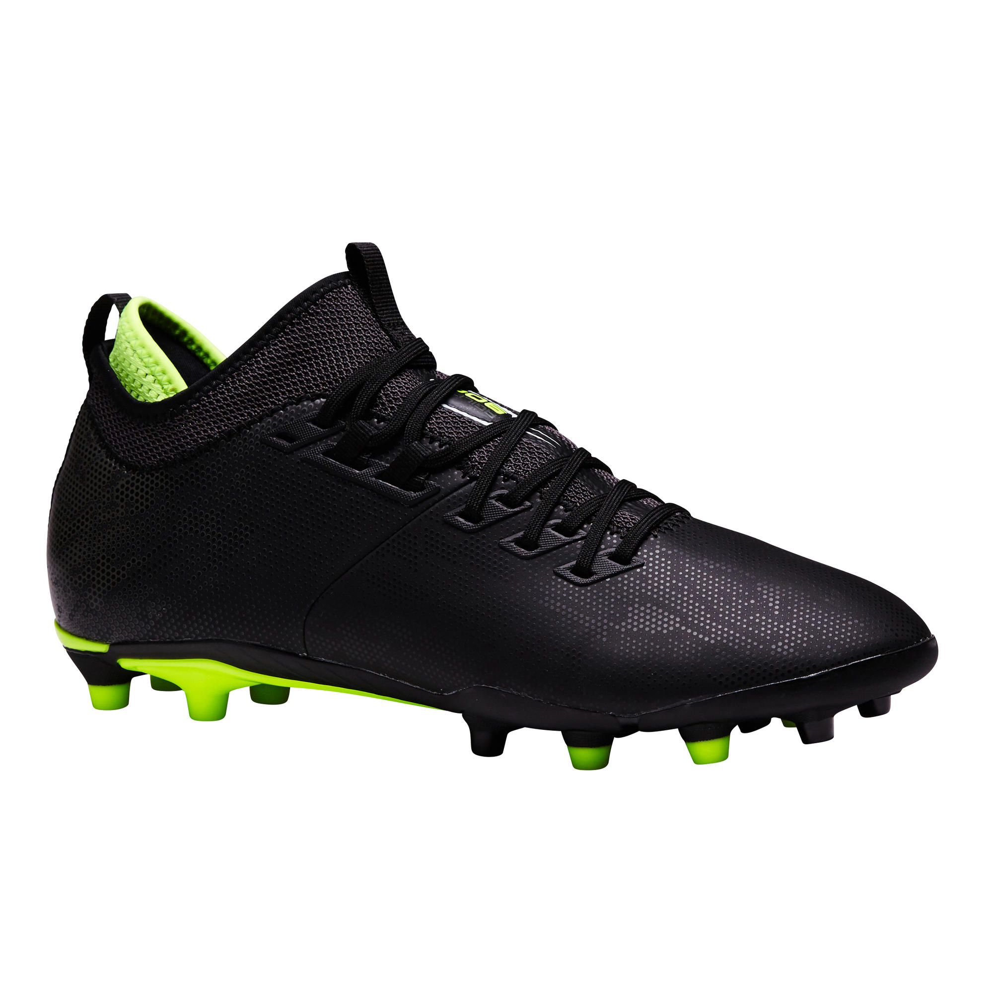 Chaussure de football adulte terrains secs Agility 900 MiD FG noire