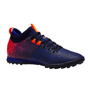 Botas de fútbol adulto terrenos duros Agility 900 HG azul naranja