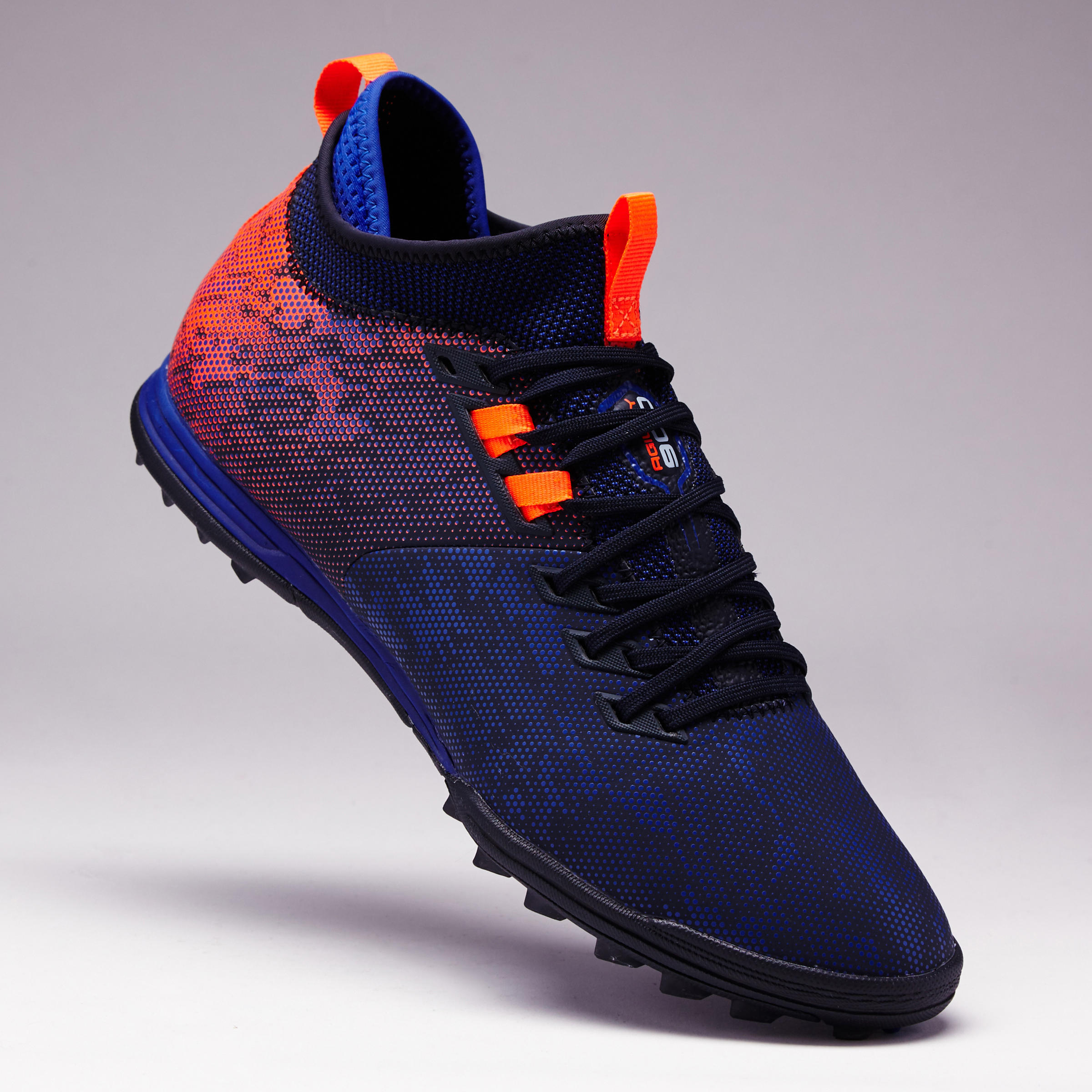 nike football boots blue and orange