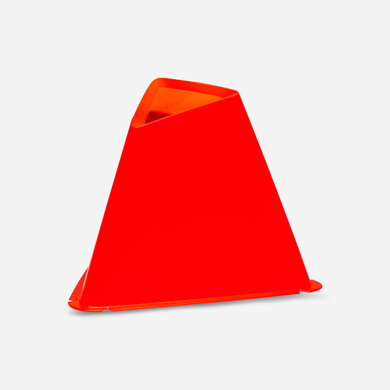 Football Training Cones 15cm 6-Pack Essential - Orange