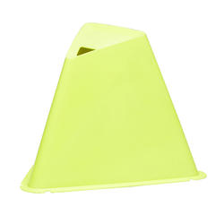 Lot de 6 cônes d'entrainement Essential 15cm jaune