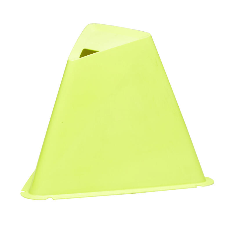 Lot de 6 cônes d'entrainement Essential 15cm jaune