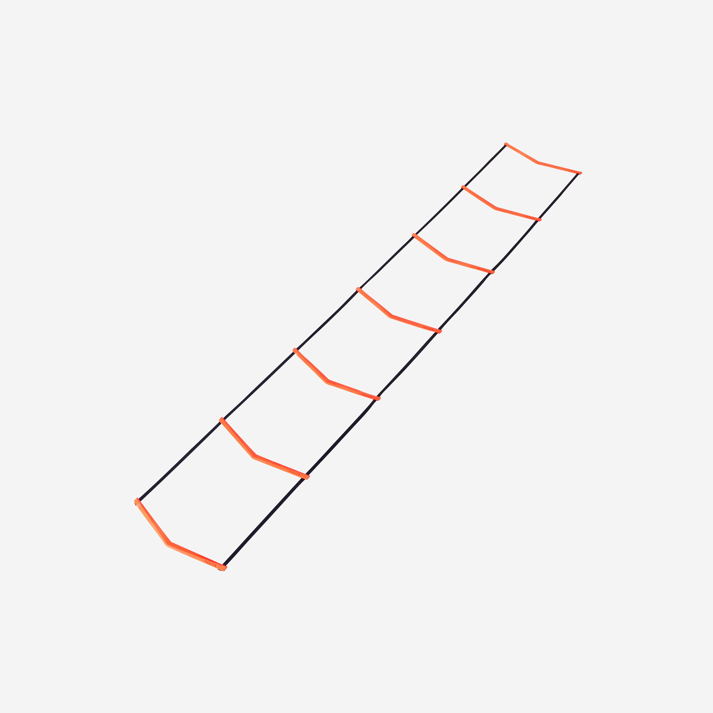 Essential 3.20 m Football Agility Ladder - Orange