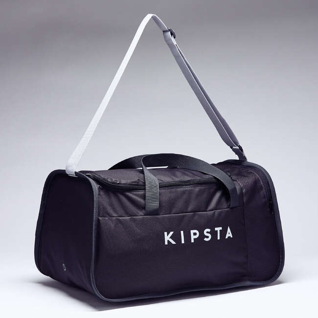 KIPSTA 40L Team Sports Bag Kipocket Carbon Grey Decathlon