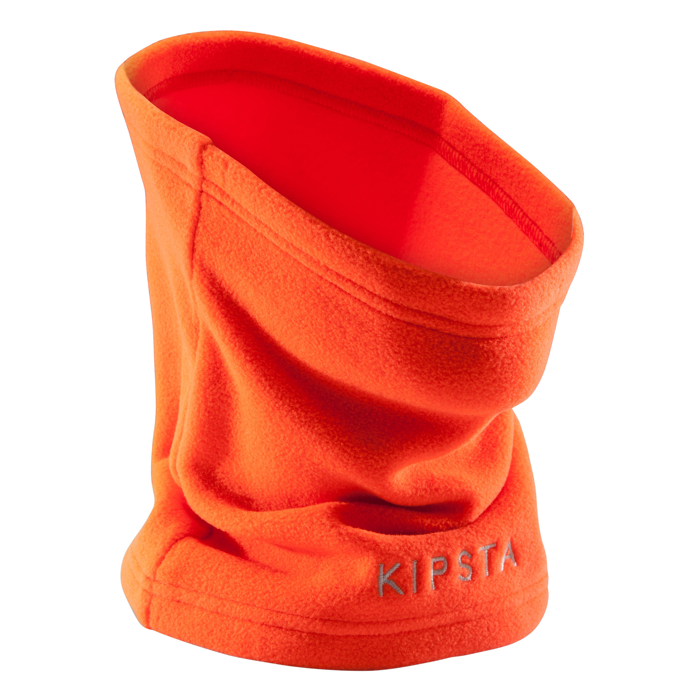 Kids' Neck Warmer Keepwarm 100 Neon Orange Kipsta Decathlon