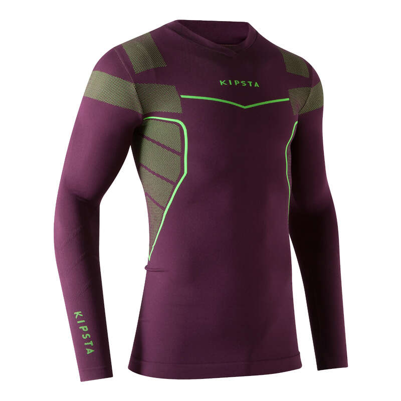 KIPSTA Keepdry 500 Adult Base Layer - Purple | Decathlon