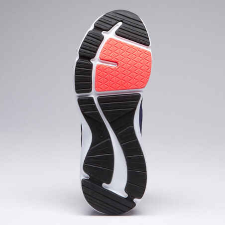 حذاء رياضي RUN SUPPORT بأربطة للأطفال - بنفسجي/وردي 