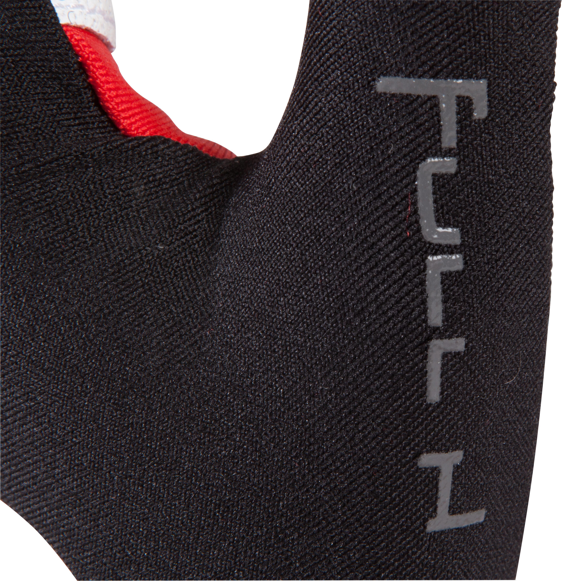Full H Rugby Mitts - Black Red  4/8