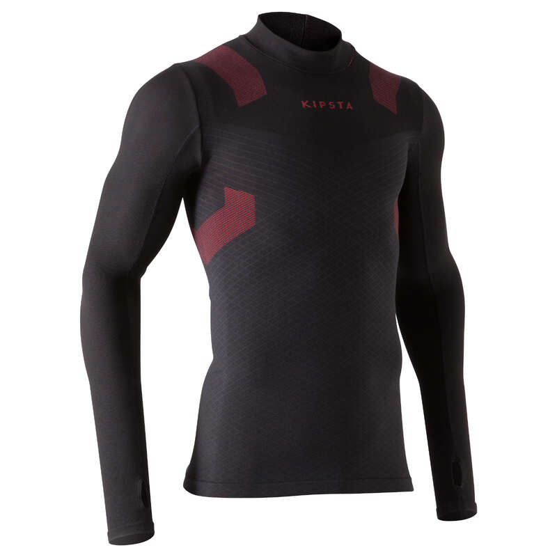 UNDERWEAR TEAM SPORT SENIOR Football - Keepdry 900 Adult - Black/Red KIPSTA - Football Clothing