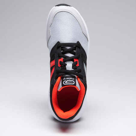 RUN SUPPORT - حذاء رياضي للأطفال - أسود رمادي أحمر