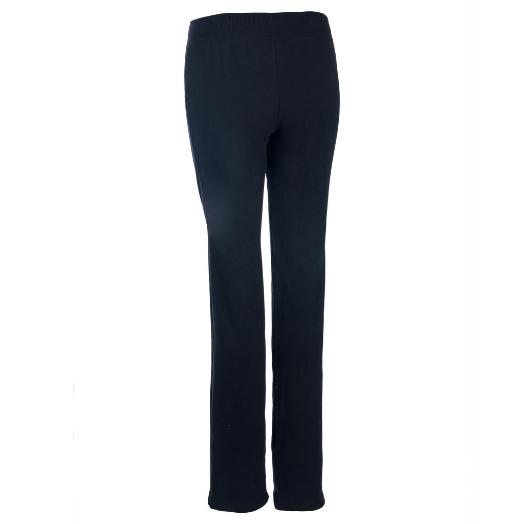 Bodypant 500 regular Gym Stretching femme noir