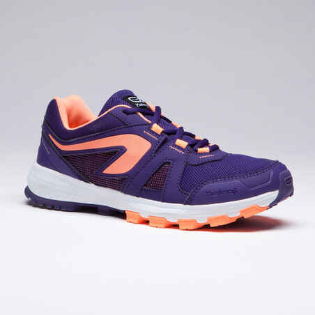 Kiprun Grip Children's Athletics Shoe - Purple Coral