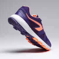 Kiprun Grip Children's Athletics Shoe - Purple Coral