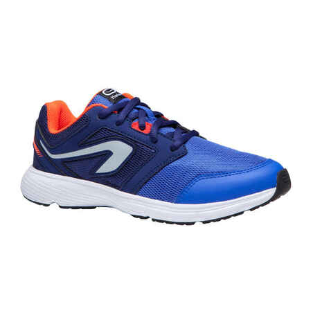 RUN SUPPORT CHILDREN'S ATHLETICS SHOES WITH LACES BLUE RED FLUO