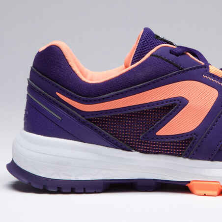 Kiprun Grip Children's Athletics Shoe - Purple Coral