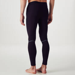 Mens cold weather football tights, black