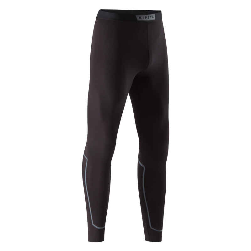 Mens cold weather football tights, black - Decathlon