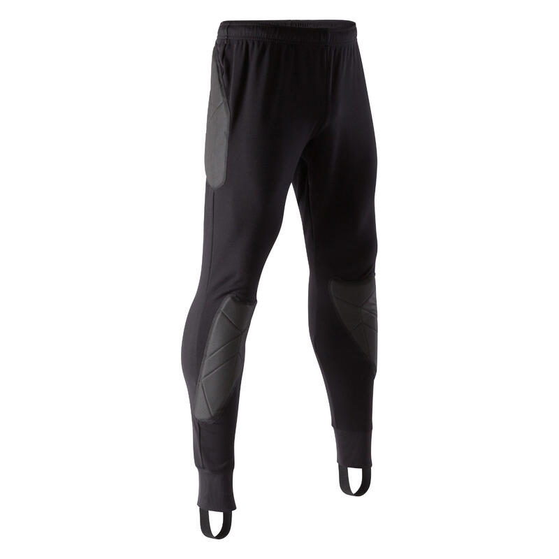 Pantalon de gardien de but adulte F100 noir