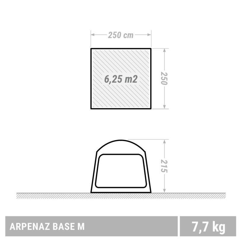 PRODUCTO OCASIÓN: Carpa Plegable Habitáculo Camping Quechua Arpenaz Base M