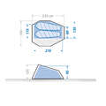 TENDAS DE TREKKING Campismo - Tenda QuickHiker Ultralight 2 FORCLAZ - Tendas de Campismo