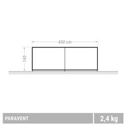 CAMPING WINDBREAK - 4 x 1.45 METRES - 6 
