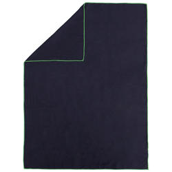 極輕便微纖維毛巾M號65 x 90 cm 深藍色