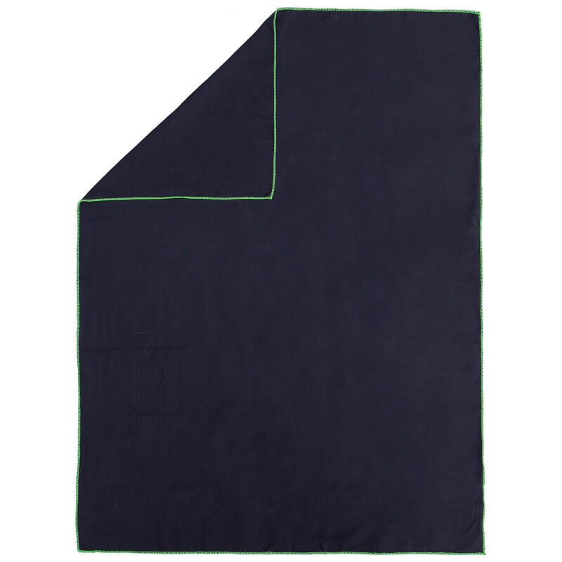 微纖維游泳毛巾 M 號 60 x 80 cm - 深藍色
