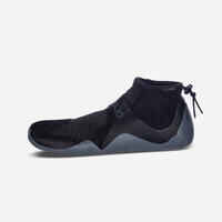 נעלי גלישה נמוכות 2 מ"מ ניאופרן 500–אפור שחור