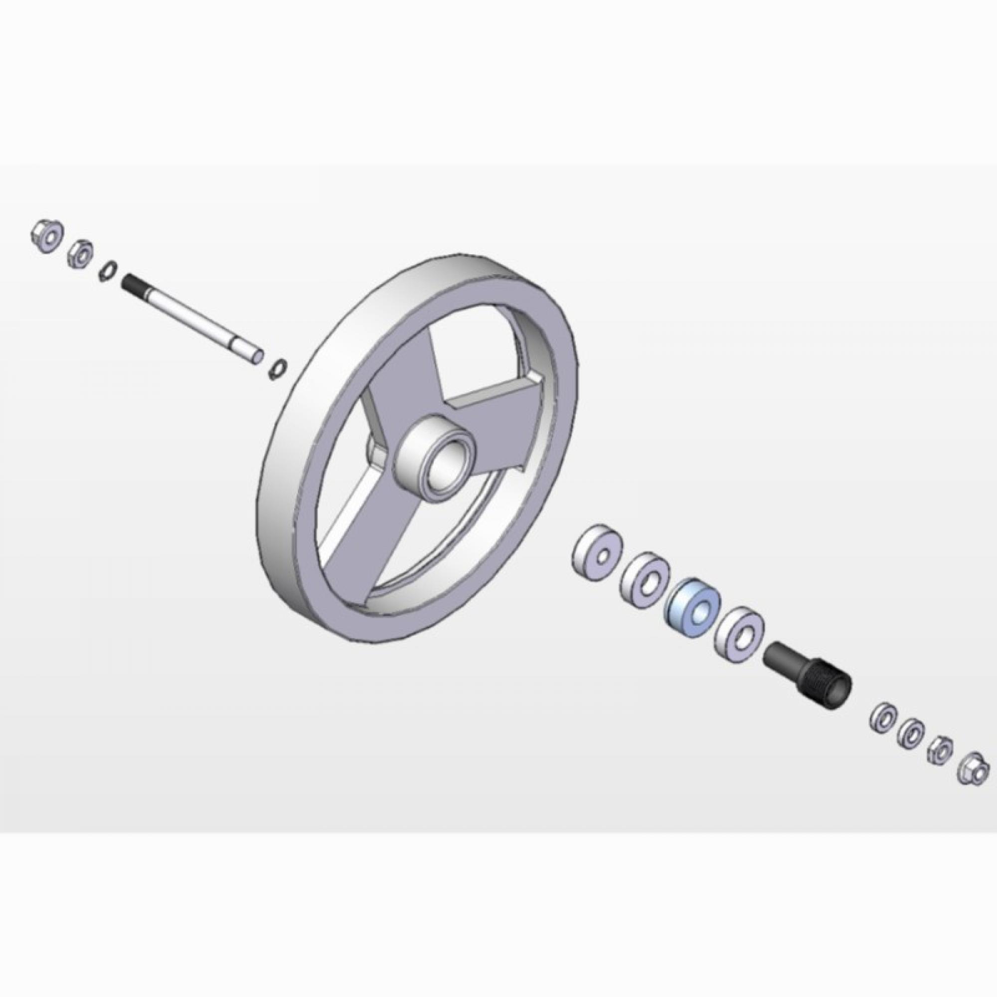 Roda de inércia 6 kg 3/4