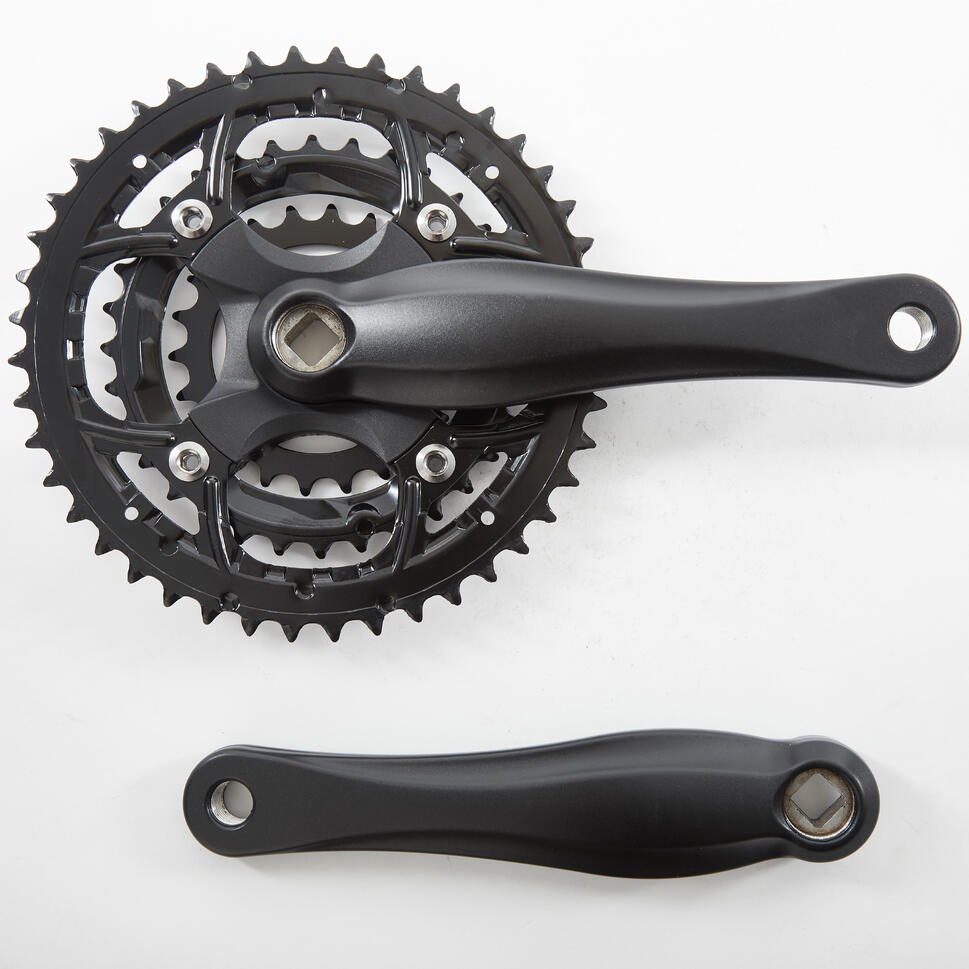 Mechanizm korbowy 3-rz. do MTB Rockrider 7-8-9-b. 44/32/22 175 mm oś kwadratowa
