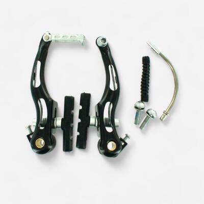 Staffa freni V-BRAKE acciaio nera
