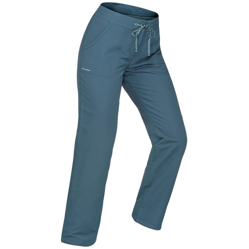Pantalon de randonnée neige femme SH100 ultra-warm gris-bleu Pantalon de randonnée neige femme SH100 ultra-warm gris-bleu