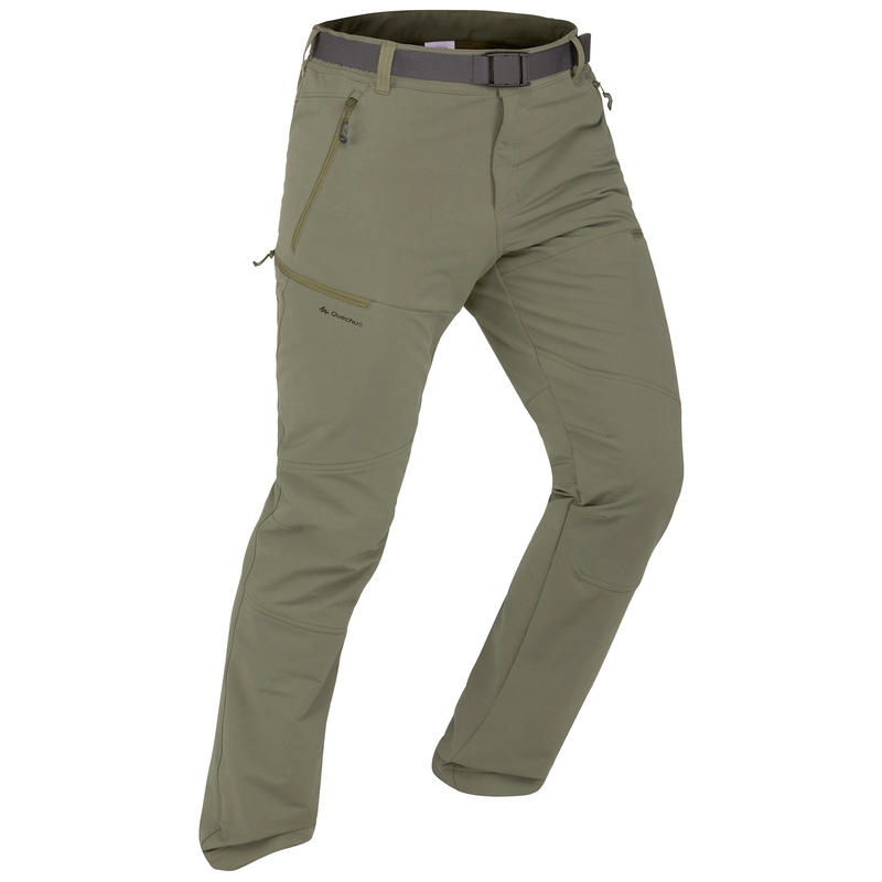 Pantalon de randonnée neige homme SH500 x-warm extensible kaki. Pantalon de randonnée neige homme SH500 x-warm extensible kaki.