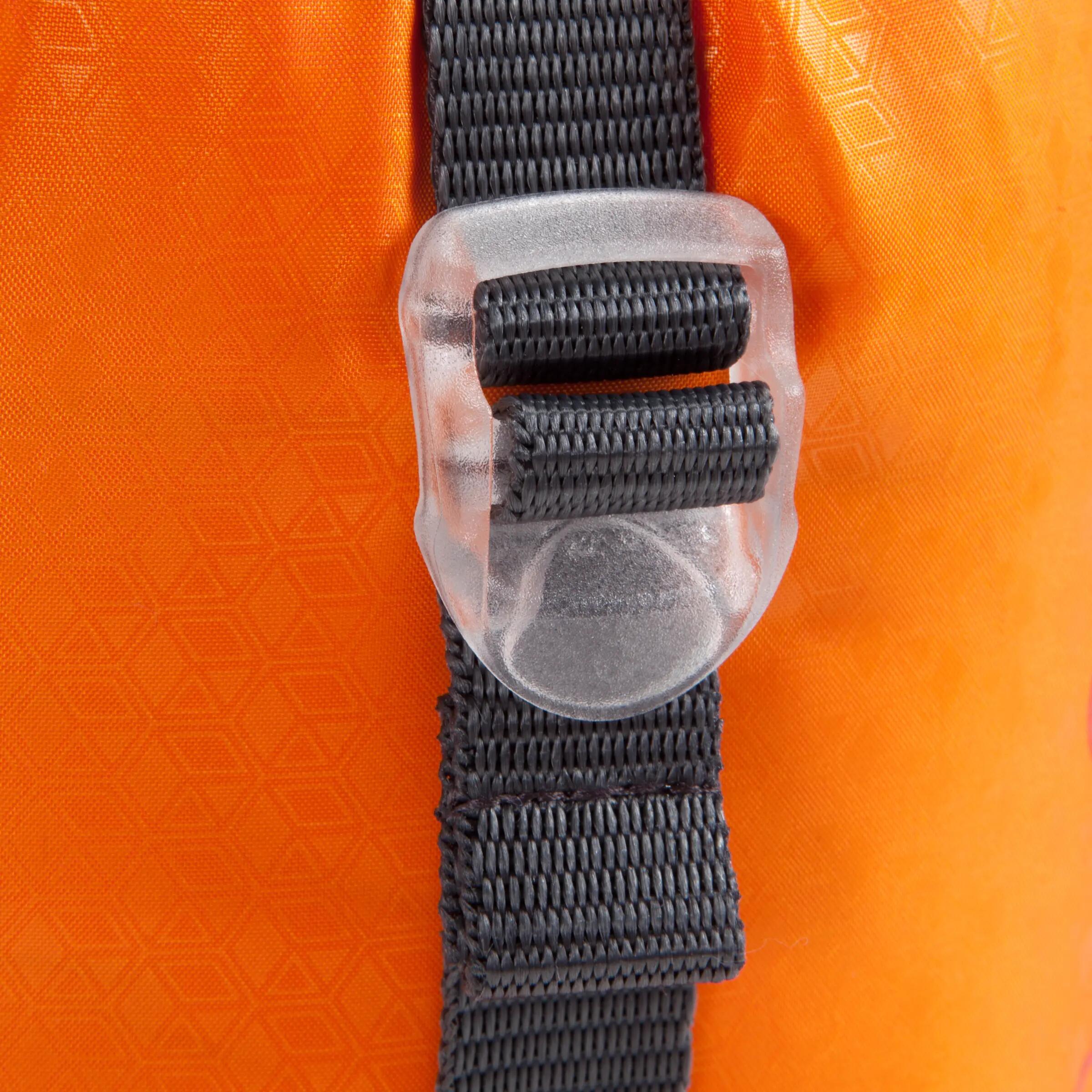 FORCLAZ 10° LIGHT Hiking Sleeping Bag Orange Left Zip 4/4