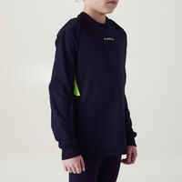 F100 Kids' Football Goalkeeper Shirt - Black