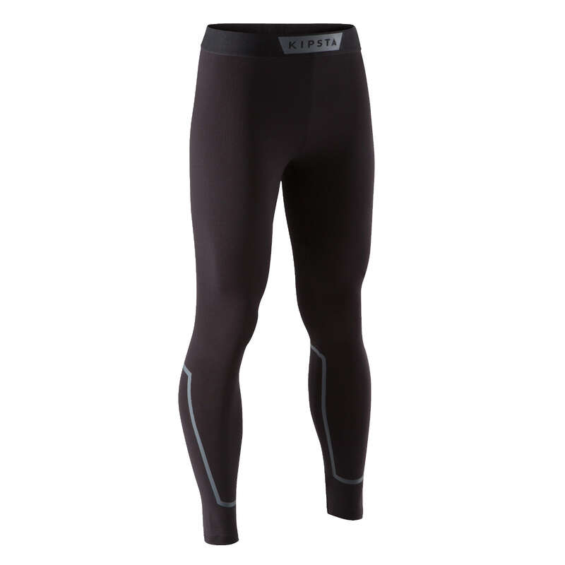 KIPSTA Keepdry Kids' Tights - Black | Decathlon