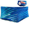 Pánske slipové plavky 550 s potlačou tukana 