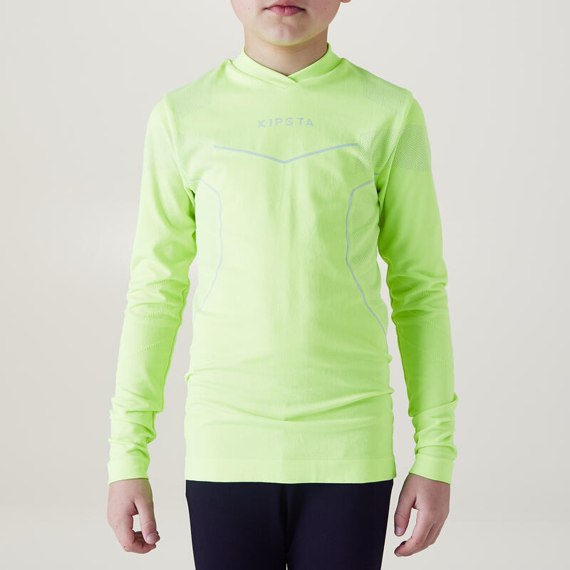 Sous-vêtement enfant Keepdry 500 jaune fluo