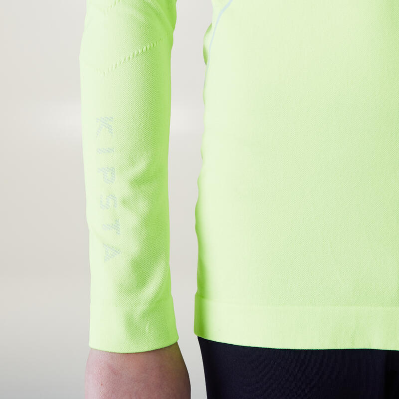 Sous-vêtement enfant Keepdry 500 jaune fluo